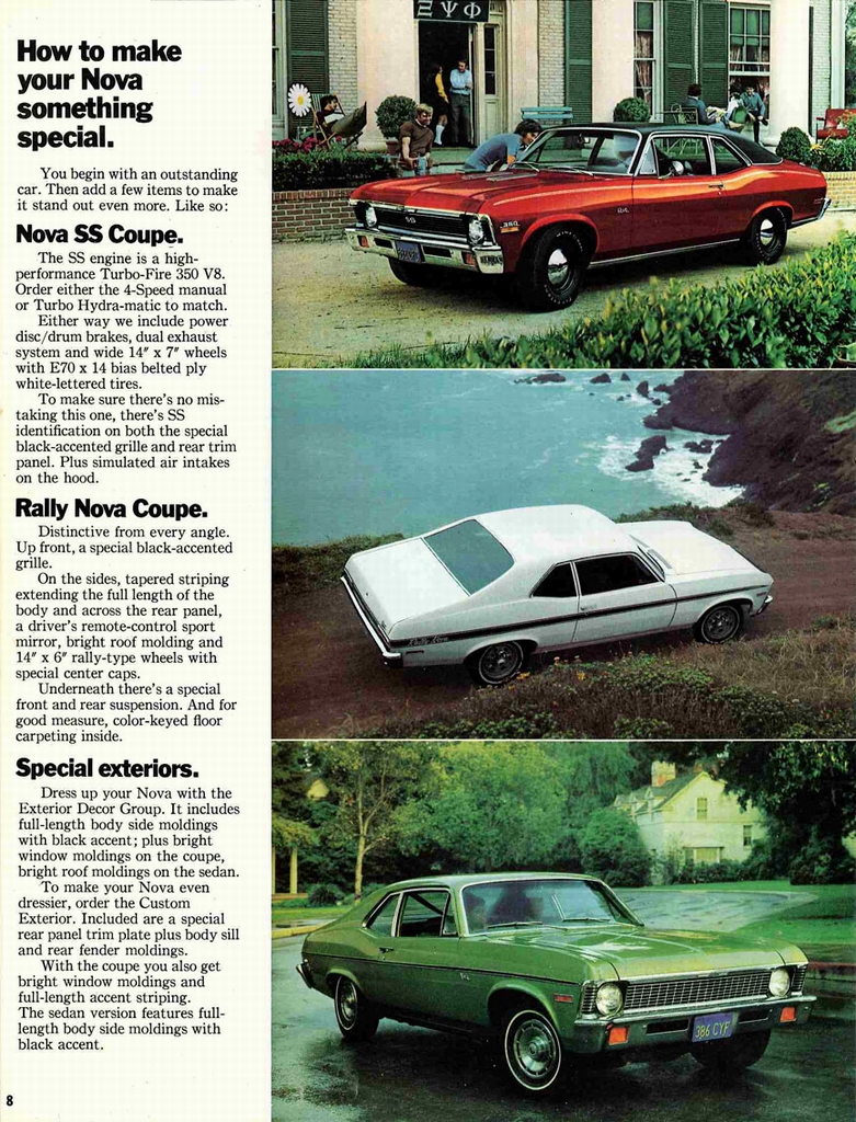 1972 Chevrolet Nova Brochure Page 7